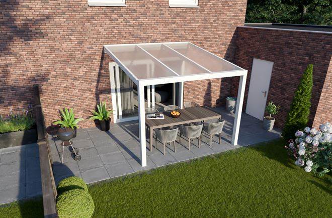 Greenline veranda 300x350 cm - polycarbonaat dak