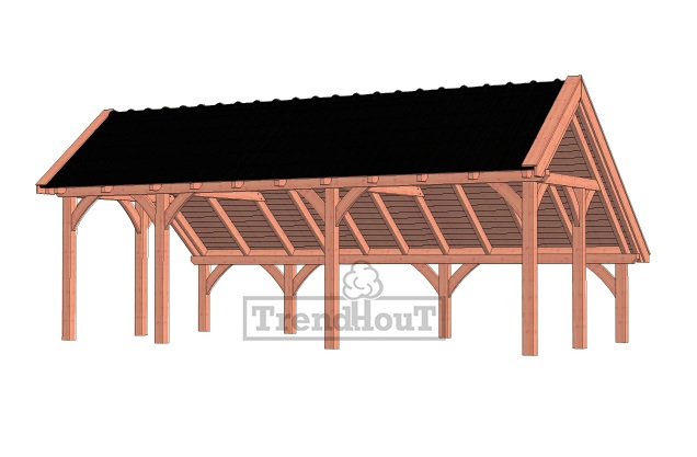 Kapschuur de Hoeve XL 815x440 cm