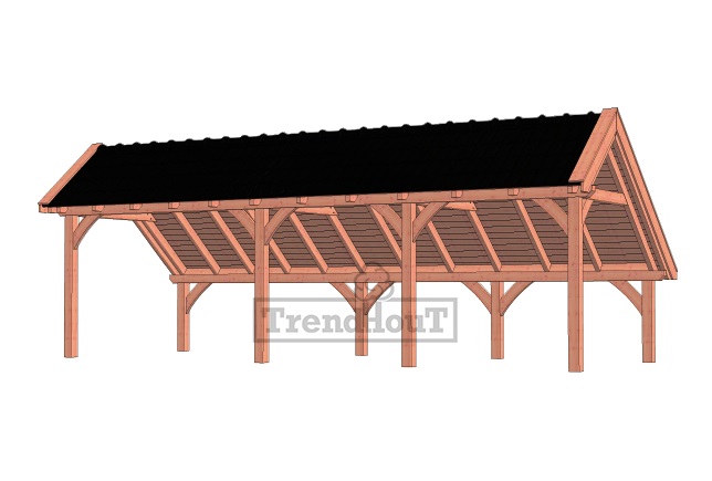 Kapschuur de Hoeve XL 885x380 cm