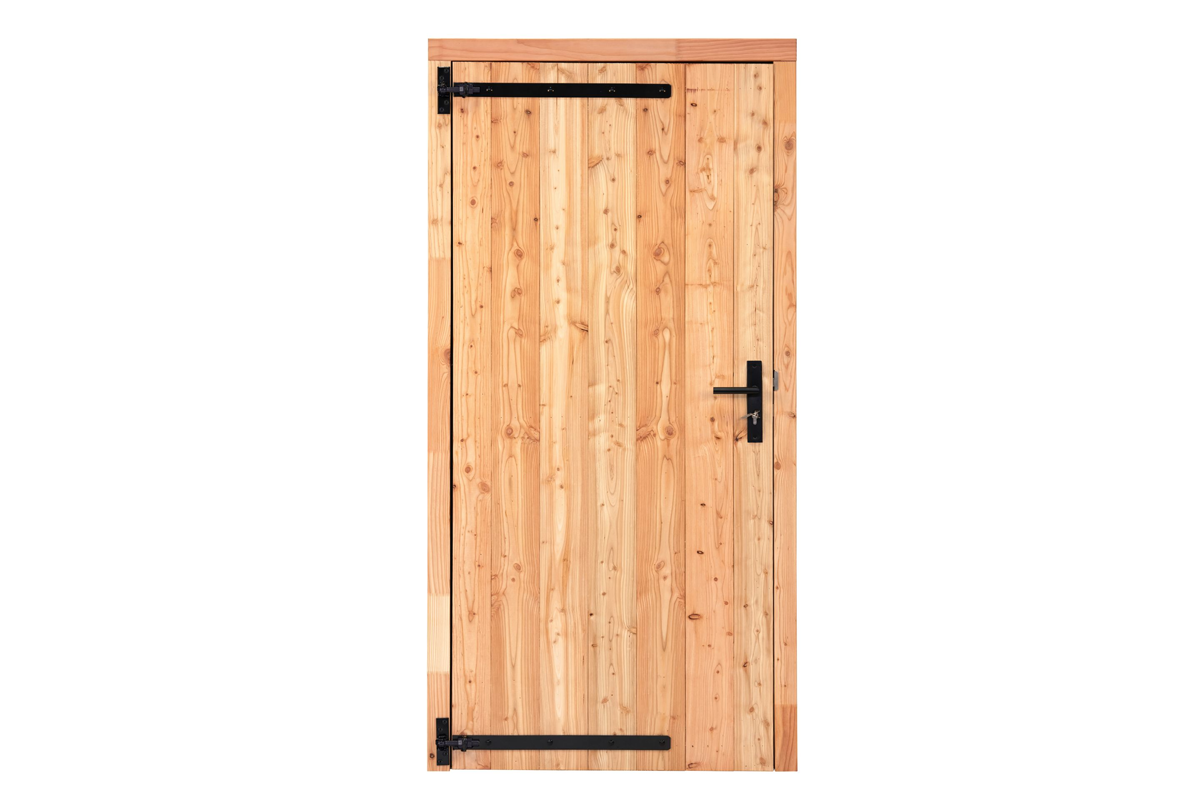 Red Class Wood enkele dichte deur 100x205 cm buitenmaat - links scharnierend