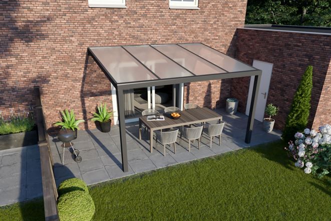 Greenline veranda 400x250 cm - polycarbonaat dak