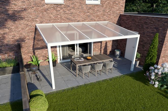 Greenline veranda 500x350 cm - polycarbonaat dak