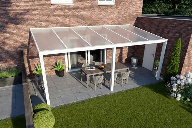 Greenline veranda 600x300 cm - polycarbonaat dak