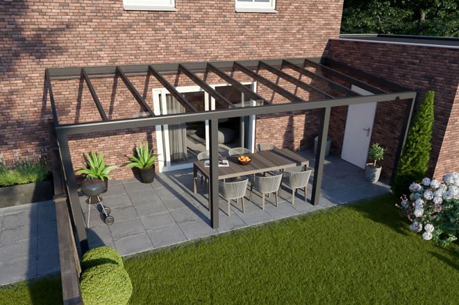 Greenline veranda 700x300 cm - glasdak