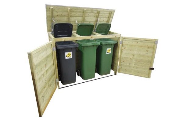 LK240TRIO-R Containerberging | 208x90x125 cm - voor 3 containers!