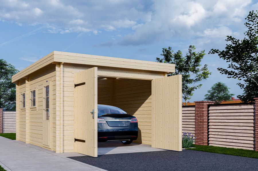 Interflex Garage 3755 375x550 cm - geïmpregneerd plat dak