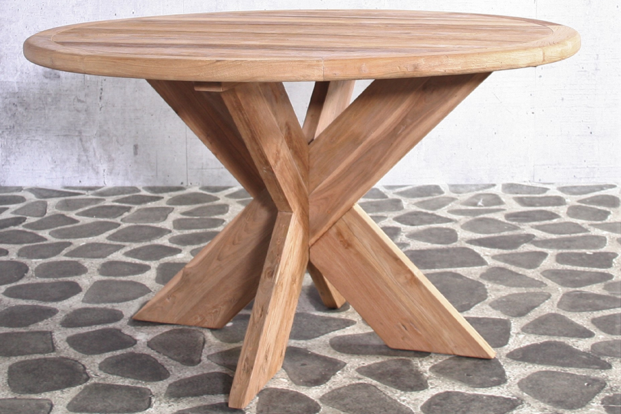 Teak tafel Malta Ø 130 cm