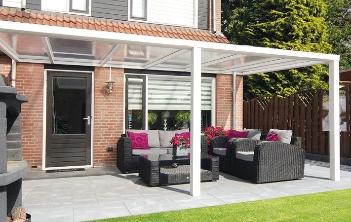 Sunnyroof veranda 500x300 cm - wit of antraciet - polycarbonaat dak