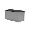 Primo kussenbox - 680L - 146,4x71 cm - kunststof - dark grey - black