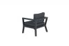 Colorado lounge fauteuil - carbon black - reflex black