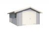 Garage Yarik 380x540 cm - Platinum Grey-Wit gecoat secondary