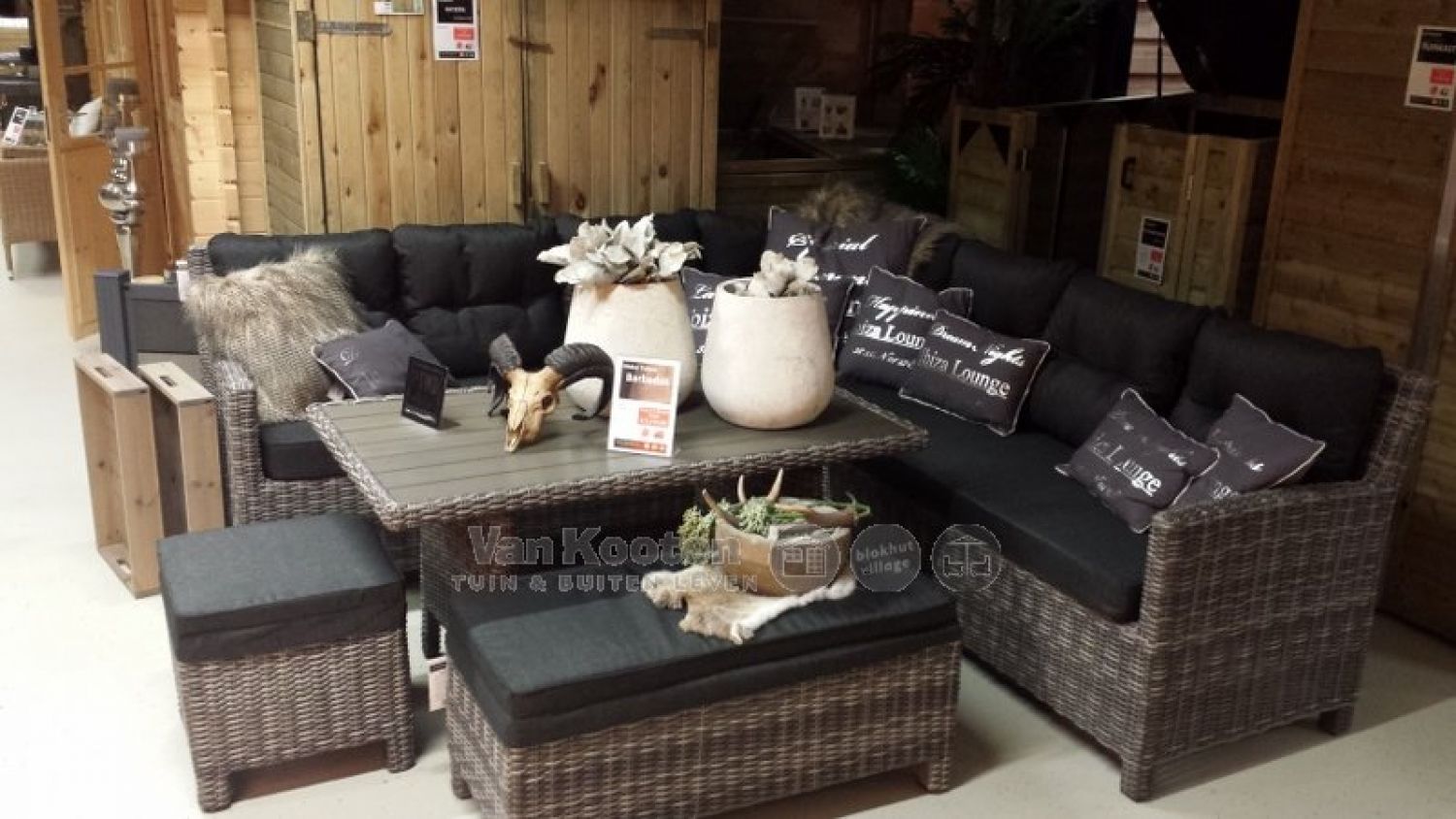 AANBIEDING Wicker Tuinset Barbados