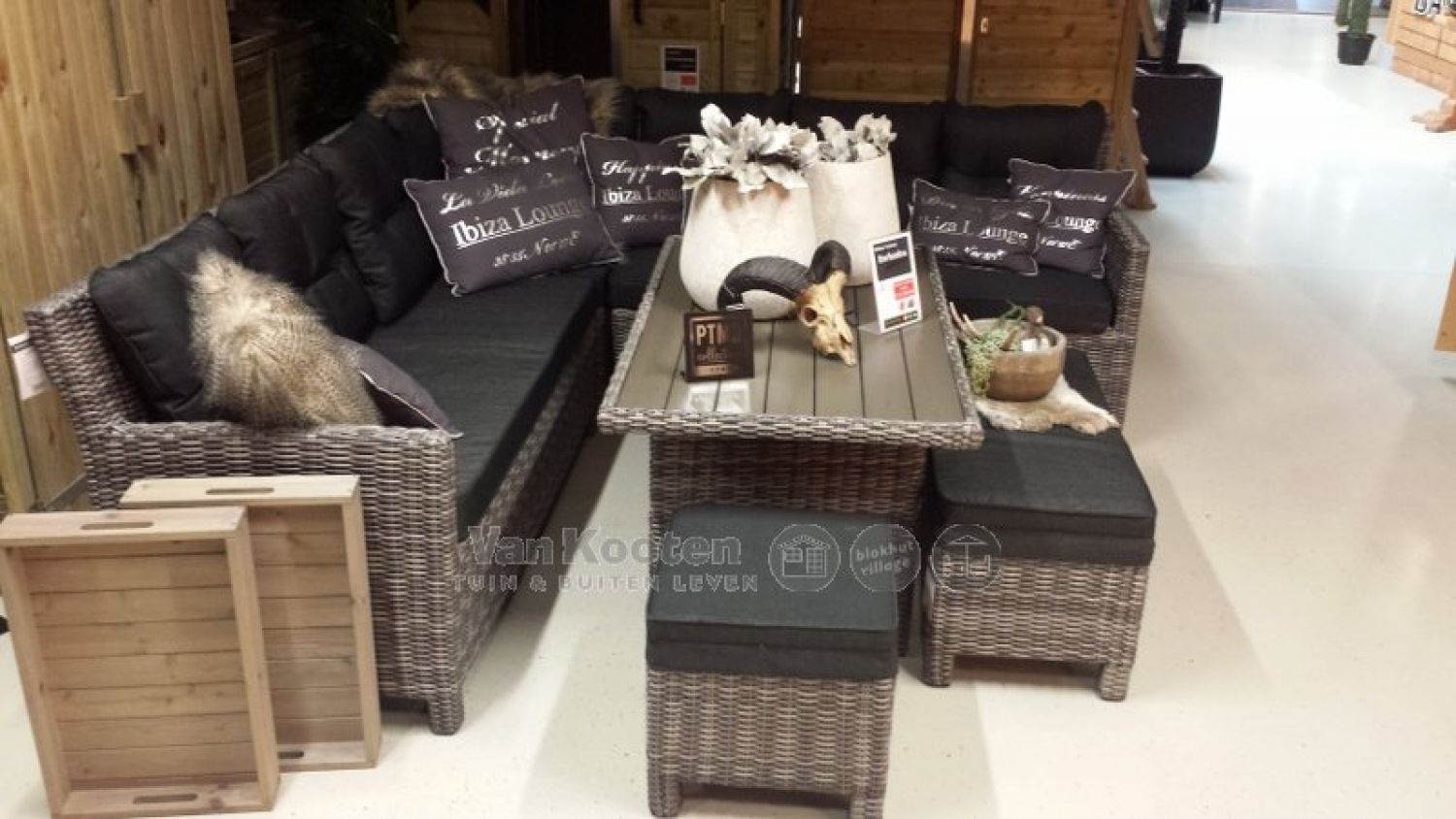 SUPER AANBIEDING Wicker Tuinset Barbados