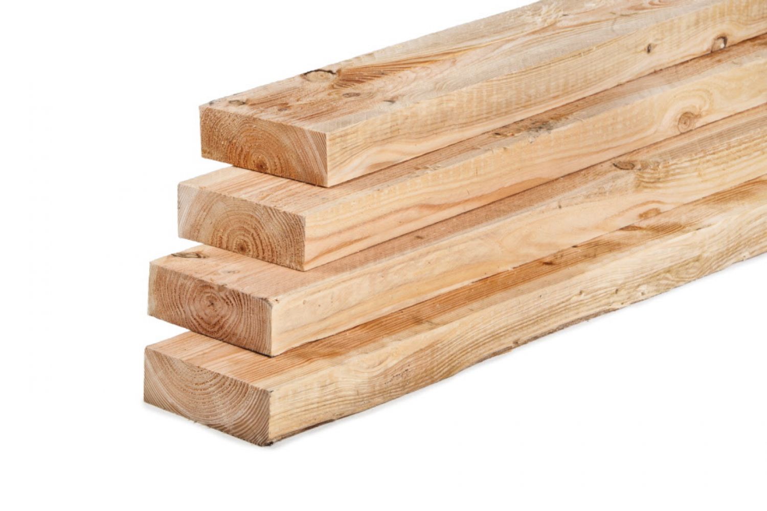 Economisch Versnel verkoper Lariks/Douglas ligger onbehandeld (vers hout) 5x15x400 cm | Van Kooten
