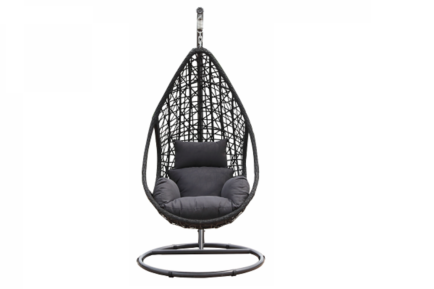 SenS-Line Wicker hangstoel Mona standaard | Van Kooten