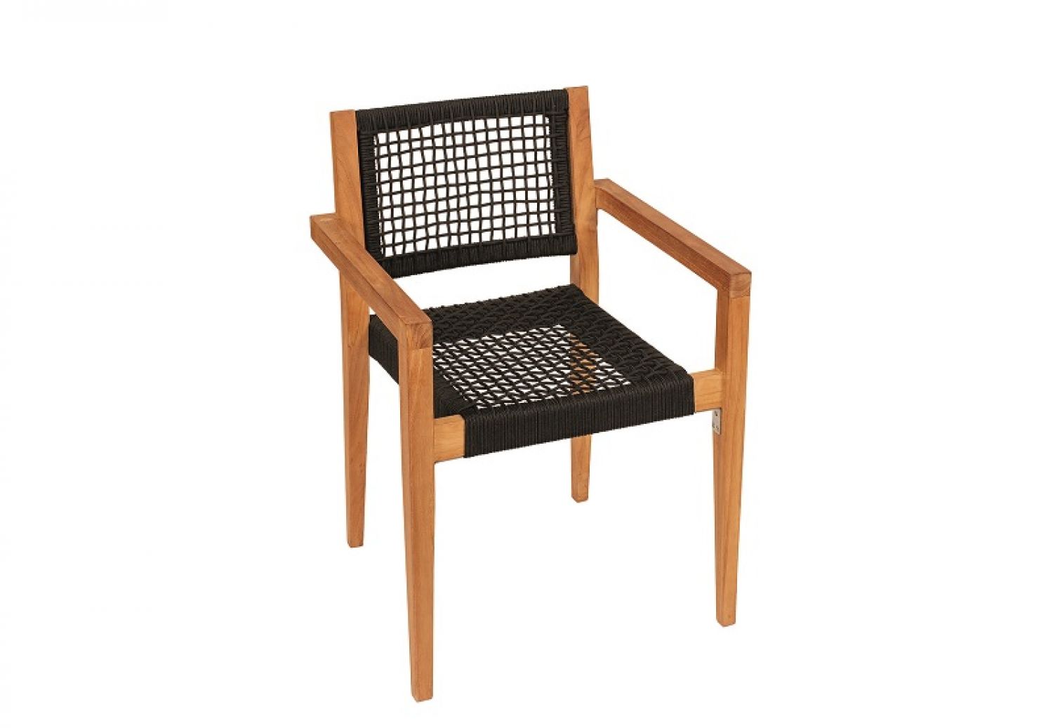 Ijsbeer Baffle Naschrift Stapelbare stoel Toledo Teak | Van Kooten