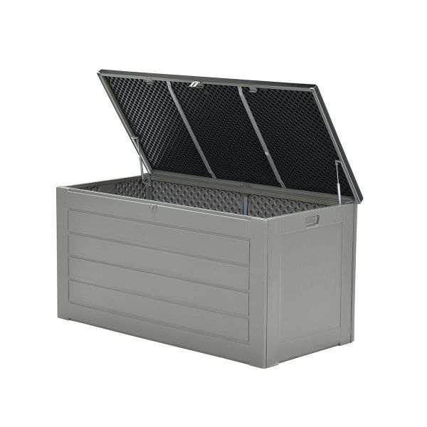 Primo kussenbox - 680L - 146,4x71 cm - kunststof - dark grey - black