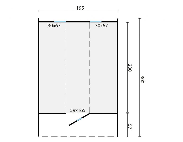 Barrelsauna Thermowood Ø190x300 cm