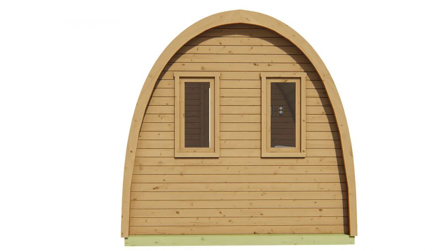 POD sauna Tolva 260x260 cm Thermowood