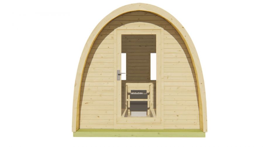 POD sauna Tolva 260x400 cm vurenhout