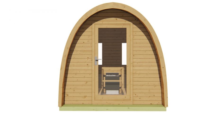 POD sauna Tolva 260x400 cm Thermowood