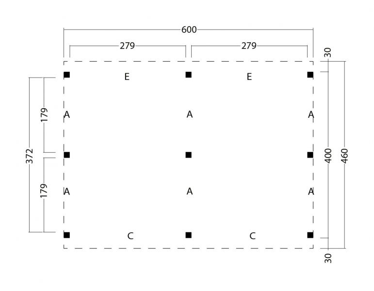 Kapschuur Billund XL Type 1 Red Class Wood 600x460 cm