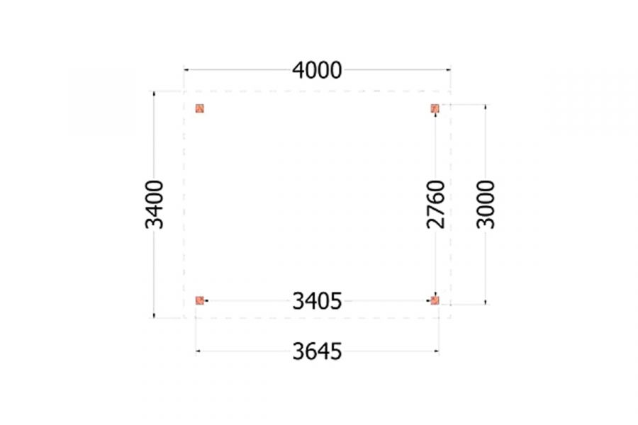 Kapschuur de Deel 400x340 cm