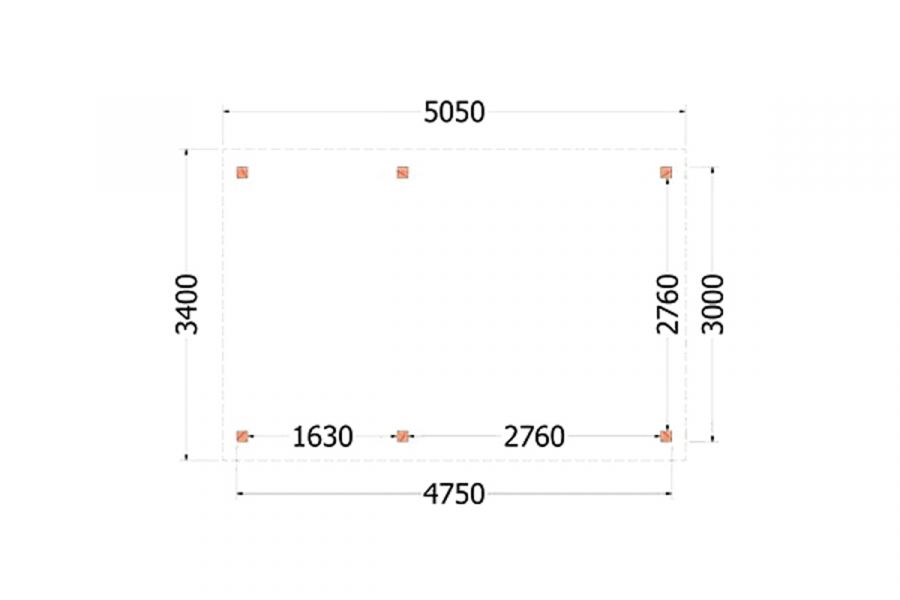 Kapschuur de Deel 505x340 cm