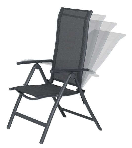 Limone verstelbare fauteuil - carbon black - antraciet