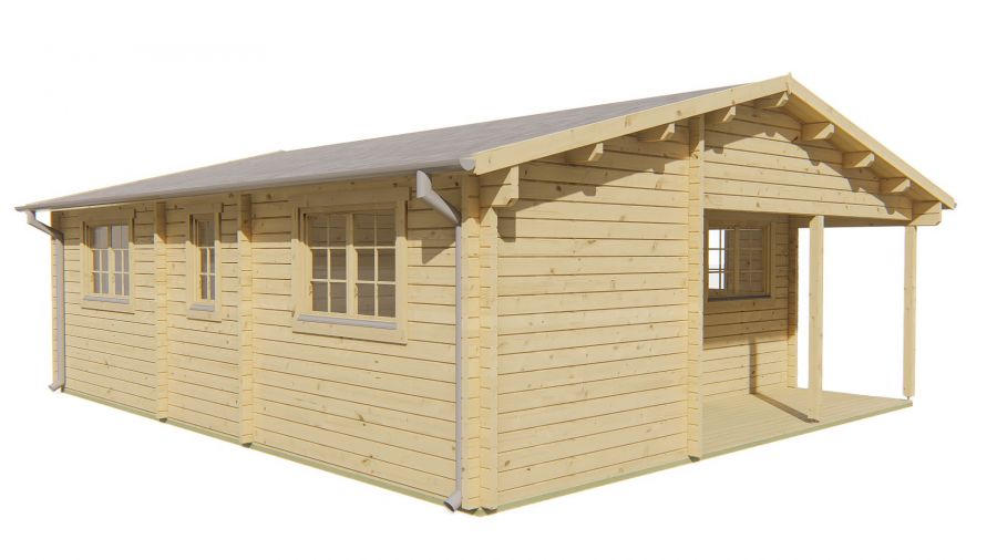 Blokhut Ardee 700x817 cm - Red class wood geïmpregneerd