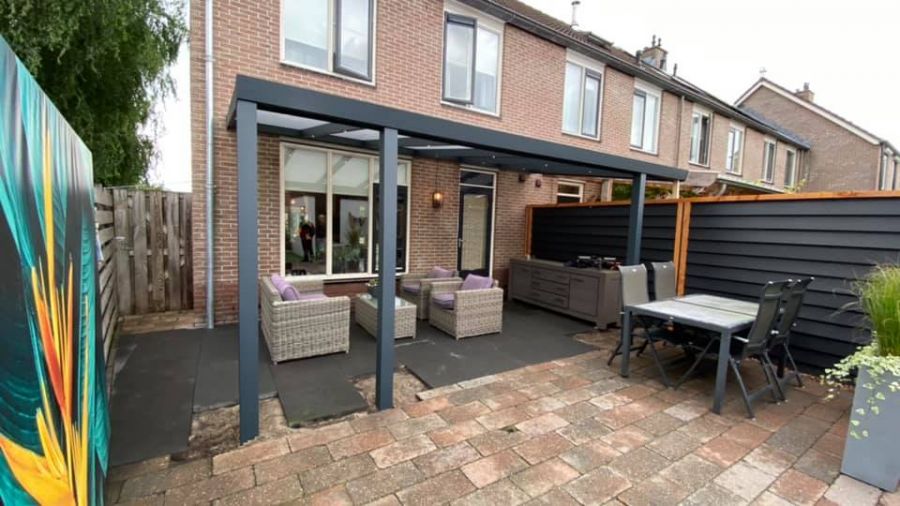 Legend Edition veranda 600x300 cm - IQ relax polycarbonaat dak  - Barneveld