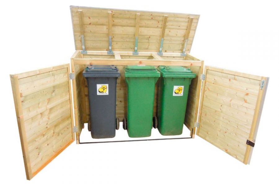 LK140TRIO-R Containerberging | 176x65x125 cm - voor 3 containers!