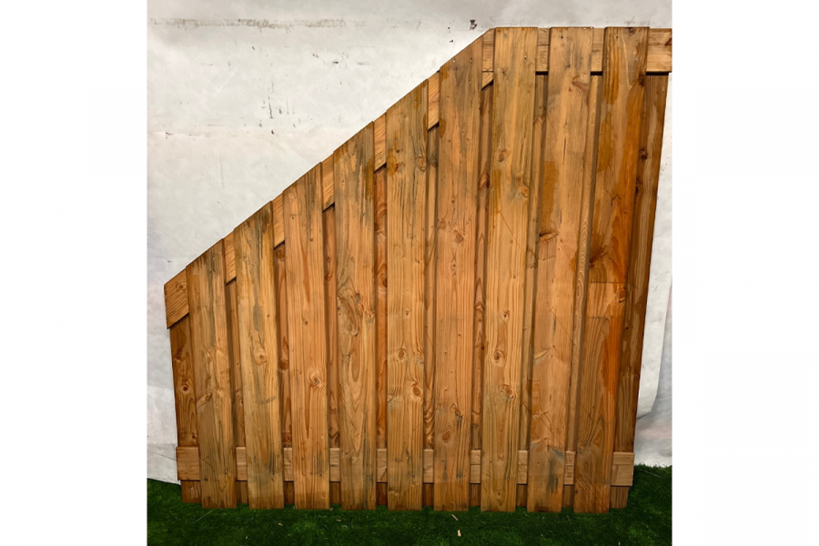 Lariks/douglas tuinscherm Zwarte Woud 180x180/90 cm - 4 stuks in 1 koop! - SALE01237