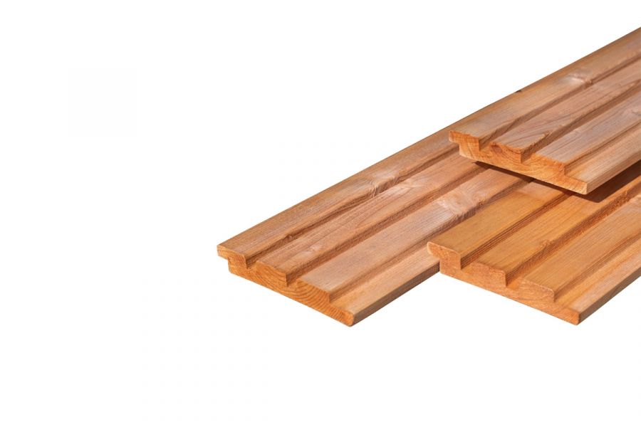 Red Class Wood gevelbekleding Triple profiel 2,2x14x300 cm