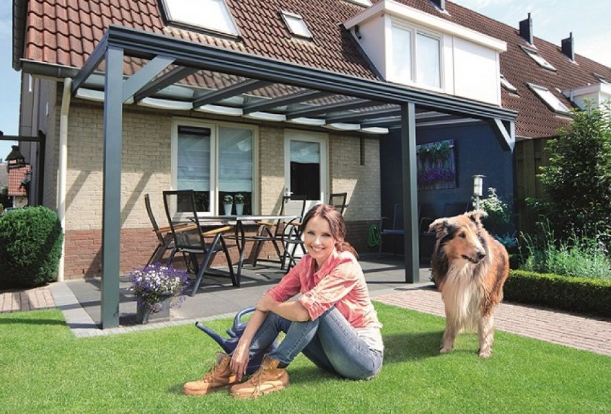 Veranda 700x330 cm glas actie