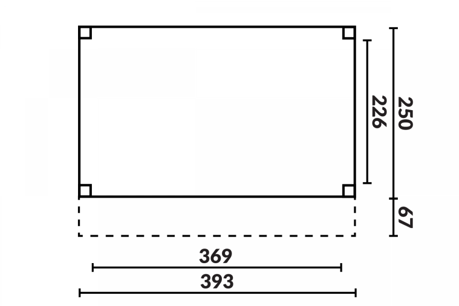 Grandiose Kapschuur - 400 x 250 cm