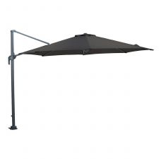 Hawaii Mono parasol - Ø330 cm - carbon black - dark grey