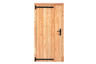 Red Class Wood enkele dichte deur 100x205 cm buitenmaat - links scharnierend