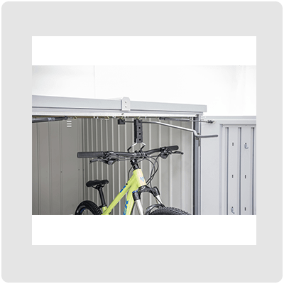 vroegrijp Boek Wat leuk Biohort Metalen (ondershoudsvrije) fietsenberging 122x203 cm | Van Kooten