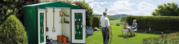 Het metalen tuinhuisje: stevig én sterk!